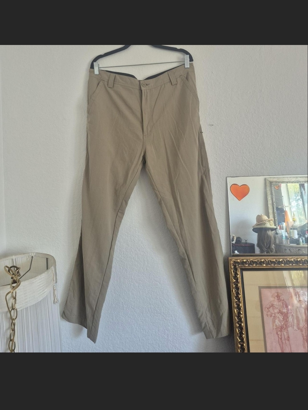 REI Men's Khaki Straight-Leg Chinos - Light Tan